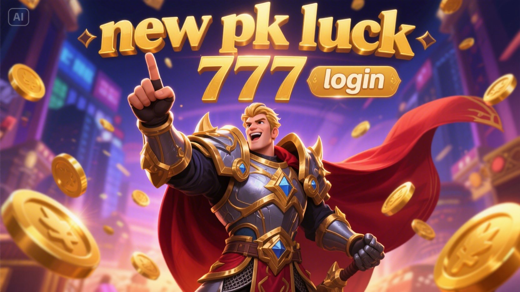 new pk luck 777 login